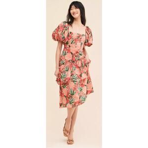 NWOT FARM Rio Pineapple Bloom Dress